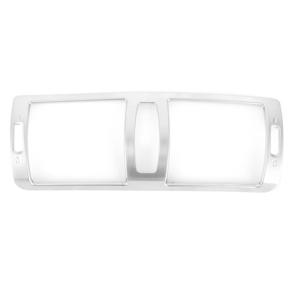 Center Control Air Conditioning Vent TrimFrame Fit for 1 Series E81 Hatchback 2007‑2011Chromeplate