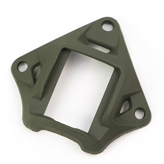 FAST MICH ACH Hjelmbase Nylon Aluminiumslegering Lettvekt Kraftig Vanntett Tre-hulls Jakt-hjelm Nattsynsfeste Hjelmtilbehør