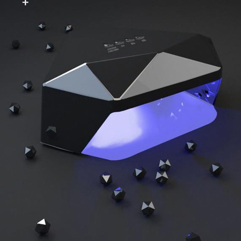 Lampa na nehty 48W Diamantový UV LED s rychlostí vytvrzování Leštící světla 30 LED Sušák na nehty 3 časovače Sada na manikúru a pedikúru na nehty s automatickým senzorem