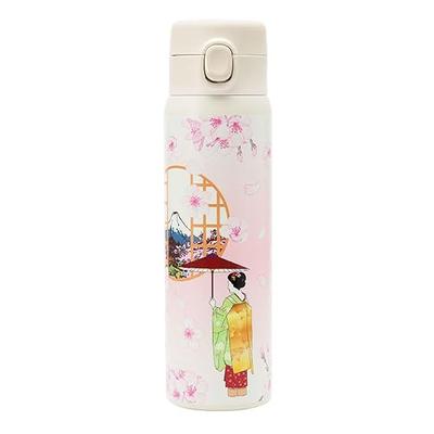 One-Push Stainless Steel Bottle 480ml (Maiko) One-Touch Open Stainless Steel Bottle Thermal Insulati