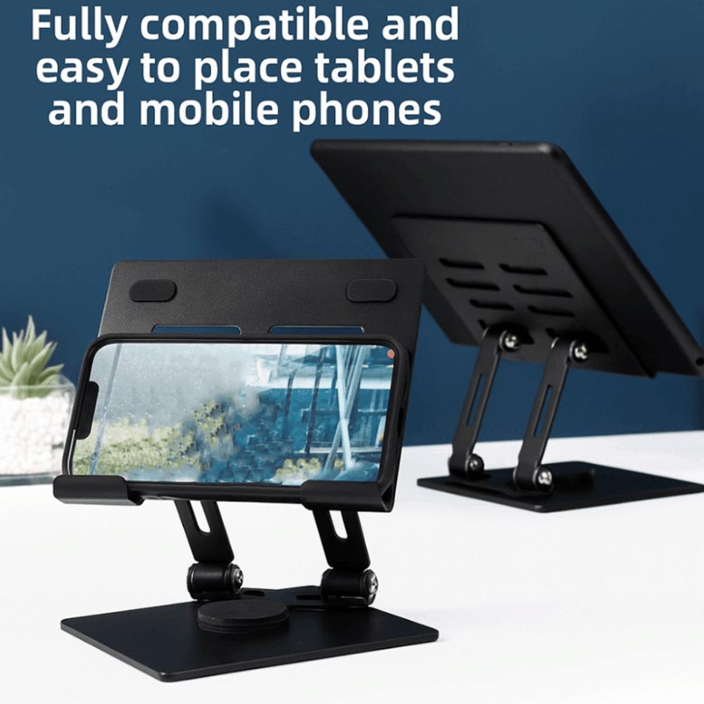 Heat Dissipation Tablet Stand 360° Rotation Tablet Phone Bracket Durable Tablet Holder  Office