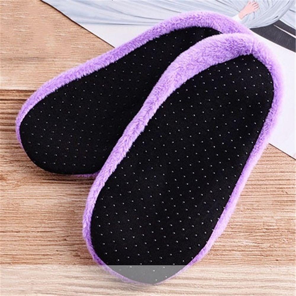 Casual Antislip Slippers Thermal Socks Winter Warm Bedroom Floor Socks Thicken Velvet
