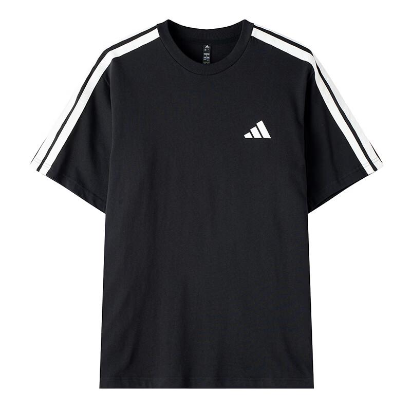 Adidas T Shirts Men s Black Crew Neck Moderate KR2490 2XL