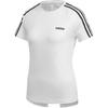T Shirts Women's White Crew Neck Thin Straight Fit DS8723