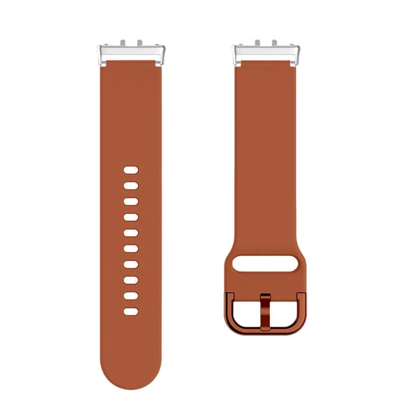 Skin-Friendly Band Fit for Samsung Galaxy Watch Fit 3 Soft Silicone Colorful Buckle Strap for Samsung Galaxy Watch Fit 3
