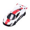 1:32 Scale Car Model Simulation Pull Back Sports Car Vehicle Model with Light Sound Effect White