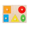 1 Stück Holz Bunt Formerkennung Handgreifbrett Spielzeug Mehrere Größen Puzzle Einlegeplatten Geeignet Für Kinder Ab 3 Jahren