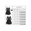 (Dress Bag and Wigs, 8-9 Years) 2023 Movie Wednesday Addams Dress For Girls, Halloween Wednesday Addams Costume Outfit, Kids Cosplay Fancy Dress Up