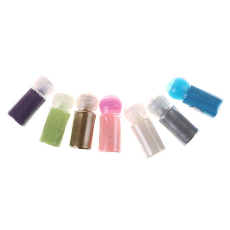 10 ml DIY Metallic Embossingpulver Scrapbooking Dekor Kunstmalerei Embossingpulver