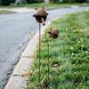 Metal Carnivorous Plant Garden Stake, Large Venus Flytrap Plant Sculpture, Outdoor Decorative Yard Art for Flower Beds, Patios,