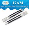 1PCS 17AM Thermal Protector 60-180℃ 17AM019A5 NC 10A Auto Reset Temp Switch for Motor Power