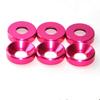Aluminum Colourful Anodized Countersunk Head Bolt Washers Gasket Red/Grey/Golden/deep Blue/Black/purple M2 M3 M4 M5 M6