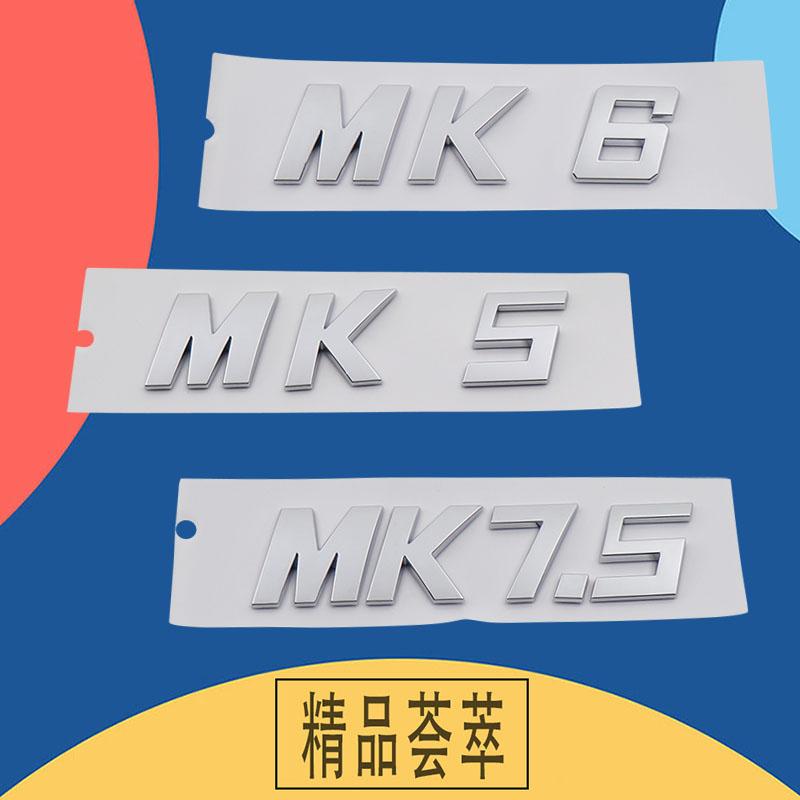 3D Premium MK5 MK6 MK7 MK8 MK7.5 Letters for Germany Deutschland SUV Off Road car Engine Hood Fender trunk Tail Rear Decal Emblem Badge Sticker