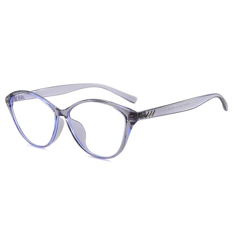 TR Ultralight 2025 Cat-Eye Glasses: Fashionable Women's Eyewear with Anti-Blue Light, Myopia-Friendly, Ideal for Bare Face.