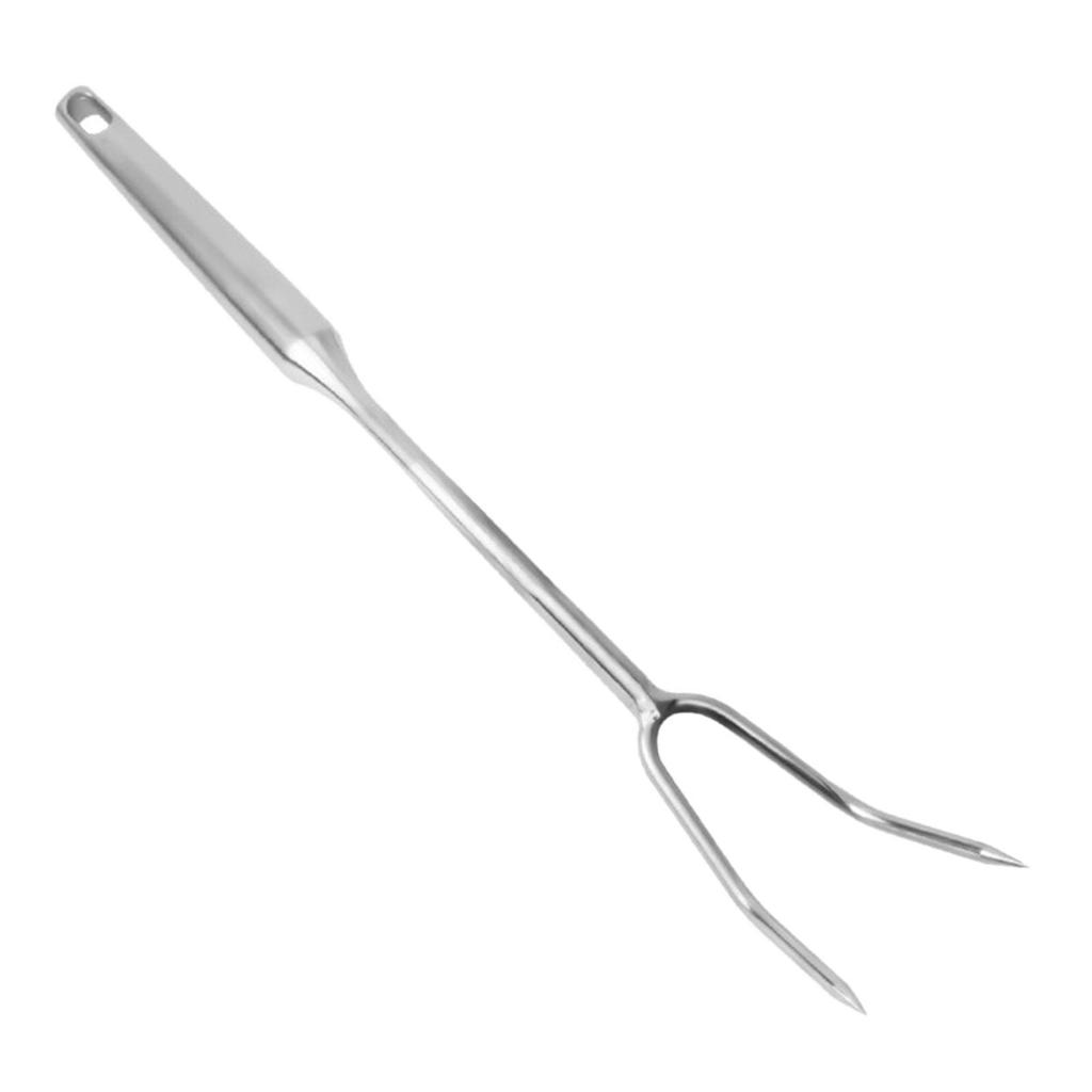 Meat Fork 304 Stainless Steel Comfortable Handle Multifunction Practical Sturdy Professional for BBQ Grilling Serving Carving