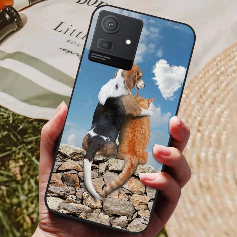 Para Cubot Note 50 Funda Cubot Note50 Fresca Pintada Silicona TPU Suave Cubierta para Cubot Note 50 Fundas Negras Protectoras Carcasas de Teléfono