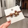 Simple Light Luxury Bear Hair Band Cartoon Hair Rope Girls Tie Hair Rubber Band Headrope Women'S Hair Accessories