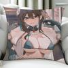 Ruan Mei cushion cover Birthday Anniversary Gifts Double Sided Printed Zipper Cushion Cover Soft Skin Bedding