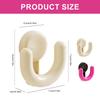 Suction Cup Wall Mounted Slipper Rack No Drilling Required Bathroom Wall Hanging Drain Hook Shoe Hanger Organizers Rack