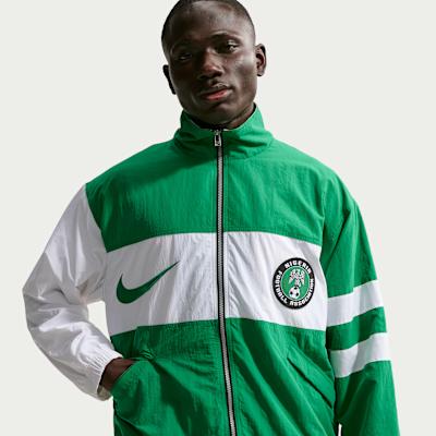 Nike Nigeria 1996 Reissue Men s Nike Soccer Replica Track Jacket S