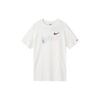 New Nike Sportswear Drop Shoulder Sleeve T Shirt Women's Sail White FJ7714-133