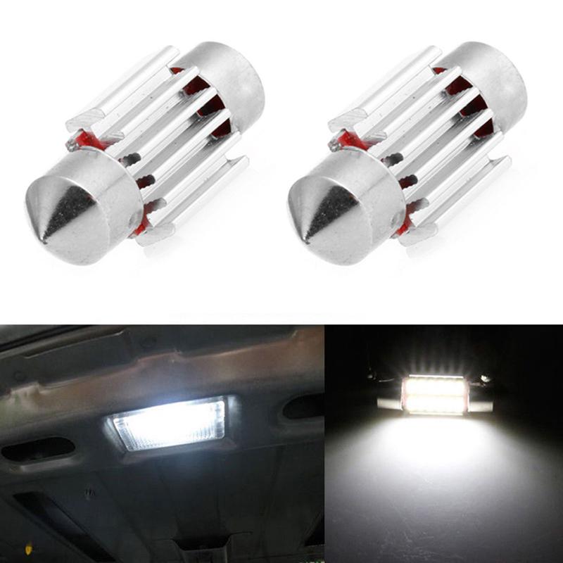2Pcs 31Mm 4014 12Smd C5W Car Led Light Canbus Dome Interior Reading Lamp