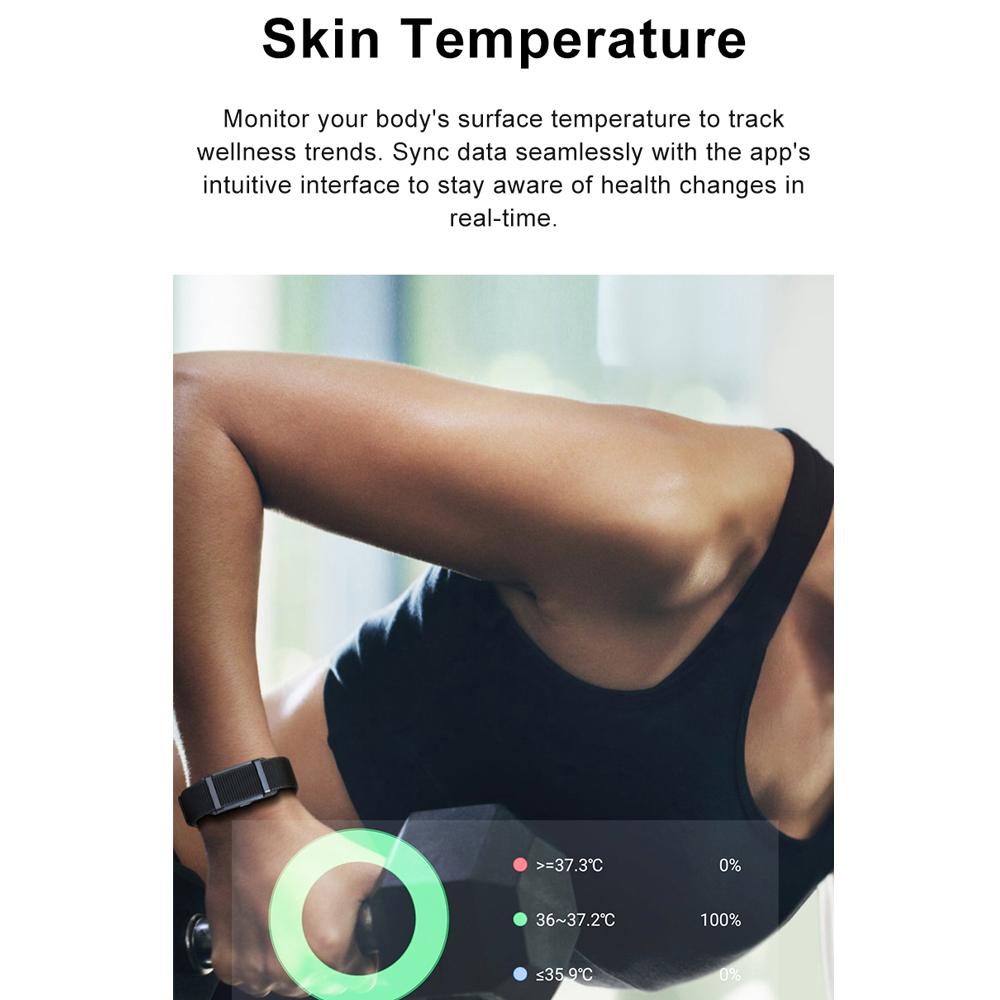 (Žádná obrazovka) YurKem Minimalistický styl Chytrý náramek Měření srdečního tepu Muži Ženy Fitness náramek Sportovní chytré hodinky Pro iOS Android