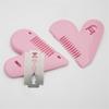 Hair Trimmer Creative Shape Solid Construction Decoration for Shaped Hair ABS Heart Trimming Comb Home