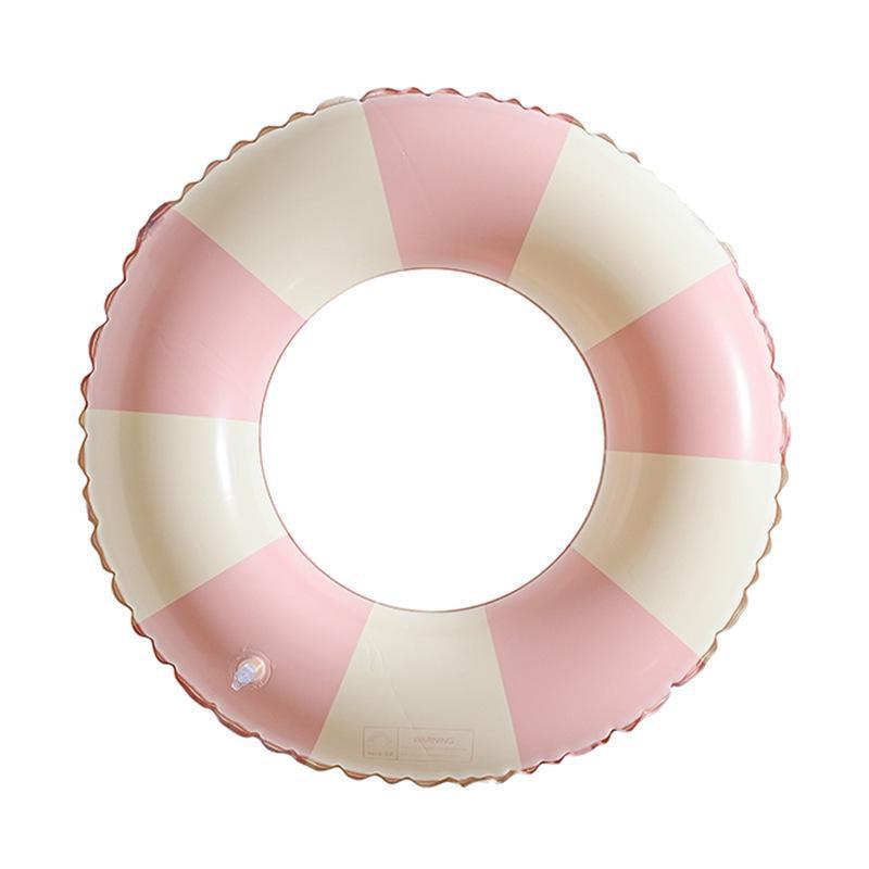 Children's and Adult Crystal Inflatable Swimming Ring with Double Airbag, Underarm Support, and Thickened Single Layer Design