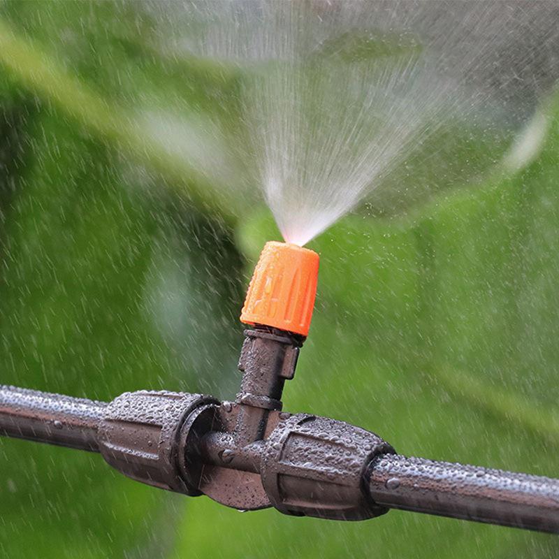 Hanging Misting Nozzle Fog Nozzle Hanging Anti Drip Misting Sprinkler Kits For 8/11 Hoses Mist Water Sprayer