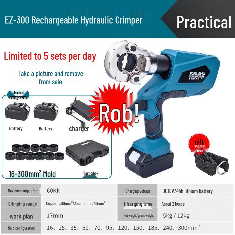 Shichen Rechargeable Hydraulic Crimping Tool