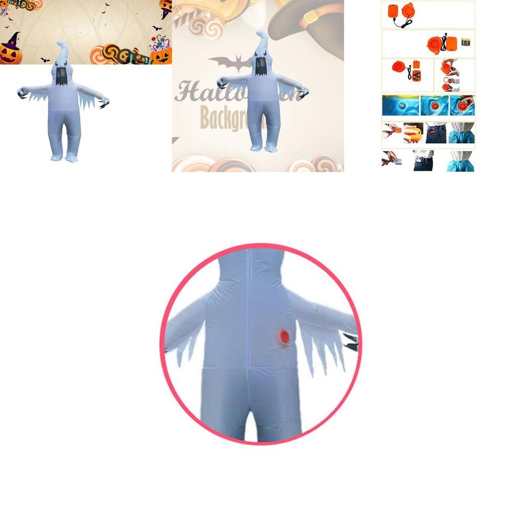 Halloween Funny Ghost Inflatable Costume Party Cosplay Holiday Venue Decoration Air Model Courtyard Decoration