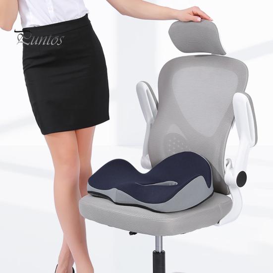 Ergonomic Buttocks Cushion Hemorrhoid Seat Pad U-shaped Tailbone Pressure Relief Memory Foam Support Soft Back Pain Relief Slow Rebound Comfortable