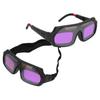 Automatic Darken Solar Welding Glasses for Metalworking Protective with Straps Suitable for Indoor Outdoor Use