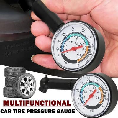 Car Tire Pressure Gauge Tyre Deflation Pointer Auto Tire Inflation Pressure Gauge Measurement High Precision Meter Detector
