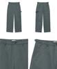 BIG UNION Moleskine Wide Work Pants (Gray)