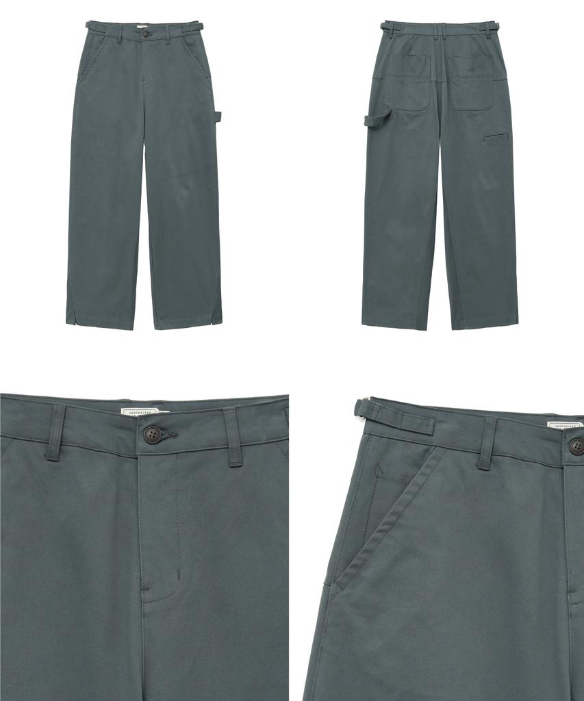 BIG UNION Moleskine Wide Work Pants (Gray)