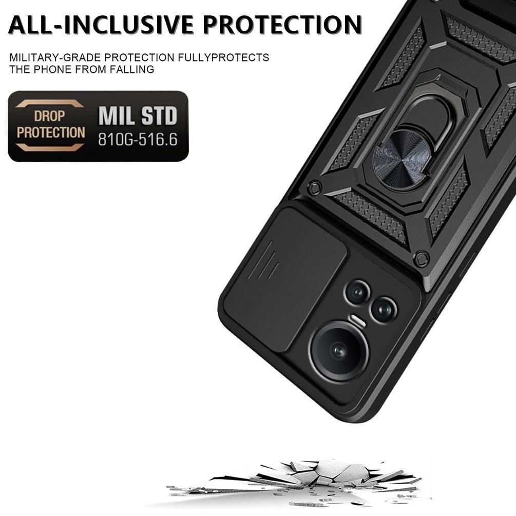 Ochranné pouzdro na fotoaparát pro Reno 10 Pro Reno 8T 8 Pro + 7 Pro 7Z 6 6Z 5 Reno 4 Lite OPPO Find X5 Lite X3 Armor Hybrid Ring Cover
