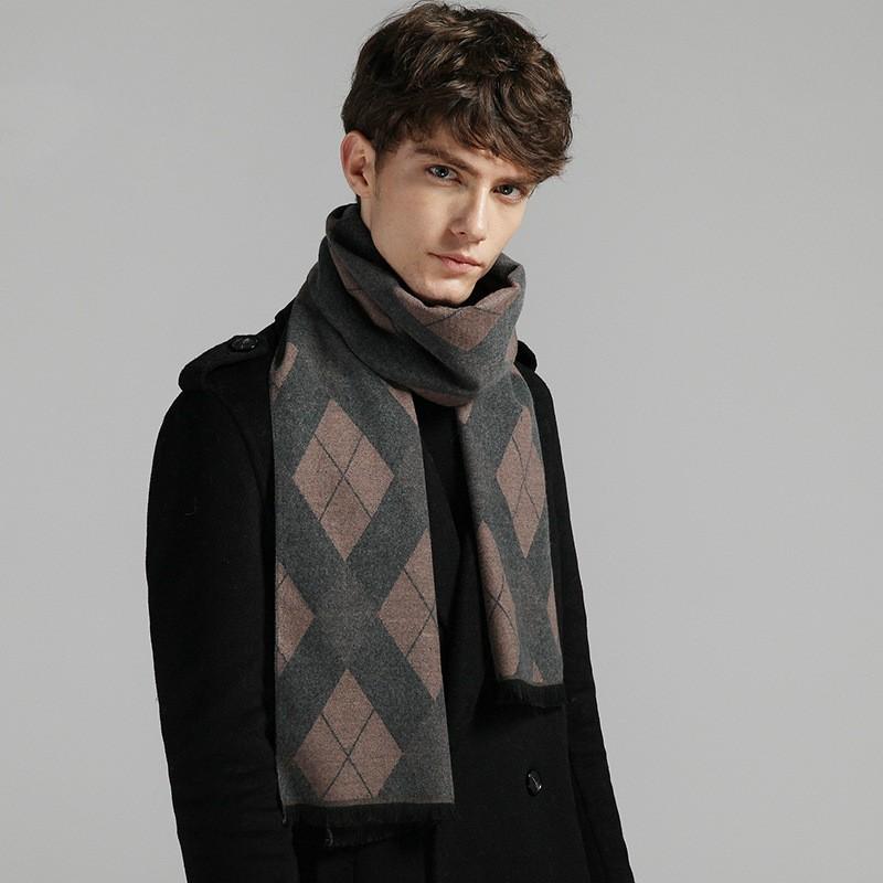 Winter Men Scarf Warm Long Pashmina