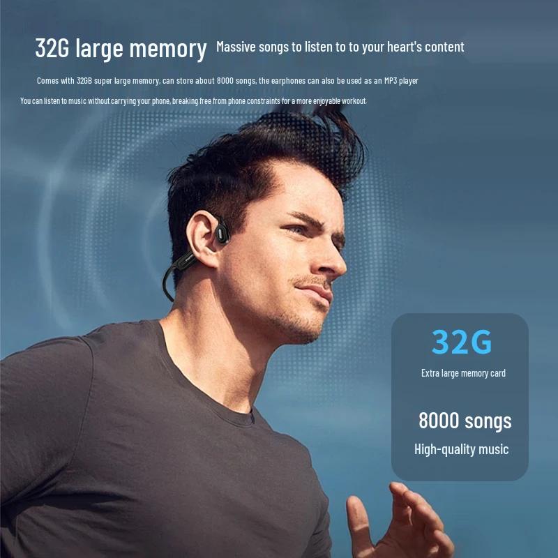 AIWA AW51 32GB Bone Conduction Swimming Sports Headphones