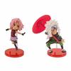 Hokage 6 Q version, Naruto, Haruno Sakura, Zilaiya, I Ailuo, Luwan combat version doll bag figure