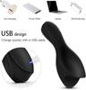 Knight Male Multi-Frequency Vibrating Masturbation Cup with Silicone Glans Trainer