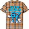 Modisches Kinder T-Shirt 67 Six Seven Streifen Print Jungen und Mädchen T-Shirts Oberteil Sommer Kurzarm Rundhals Lässig Outdoor Kinderkleidung