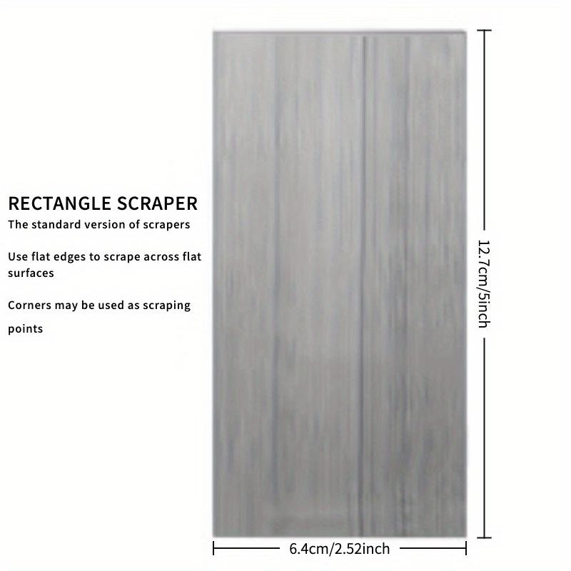Drewniany skrobak premium: Gruba hartowana stal wysokowęglowa, gładkie usuwanie zadziorów z drewna, obróbka mebli mahoniowych - dla stolarzy i majsterkowiczów