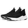 Li Ning Yunshu Cushioning Slip Resistant Abrasion Resistant Low top Casual Shoes Women's Black White AGLU170-3