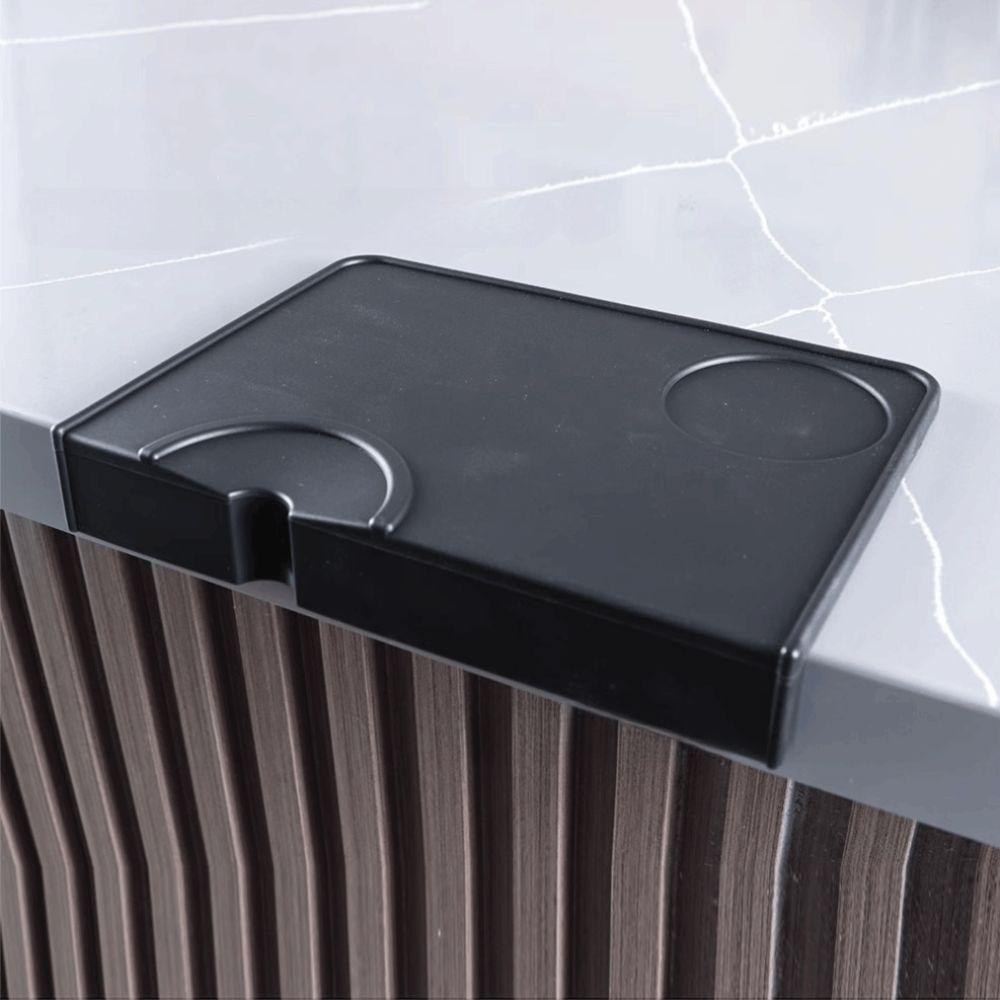 Corner Edge Silicone Coffee Tamper Mat Non-Slip Coffee Powder Press Pad Espresso Tamping Pad Cafe