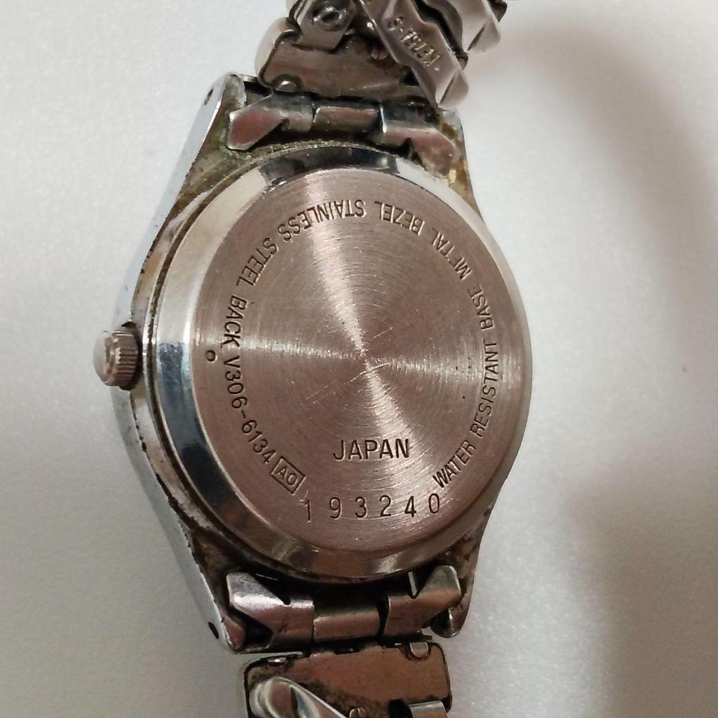 Used ALBA V306-6170 Ladies Watch 24mm Quartz Working Item Elastic Strap