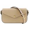 GG Super Mini Shoulder Bag 772794 Beige Sima Leather Women Used