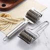 Stainless Steel Dough Lattice Roller Cutter Multifunctional Noodle Shallot,Garlic Roller Cutter Pizza Slicer Baking Too 1
