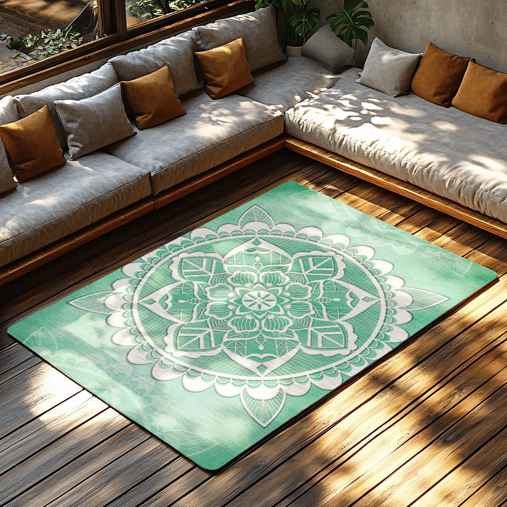 Boho Area Rug Vintage Persian Carpet Non Slip Floor Mat Home Decor Living Room Bedroom Runner Rugs Modern Abstract Pattern Rug